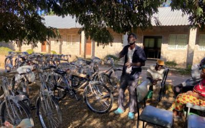 Pedaling Towards a Sustainable Future: Small Scale Kasisi Organic Farmers receive bicycles